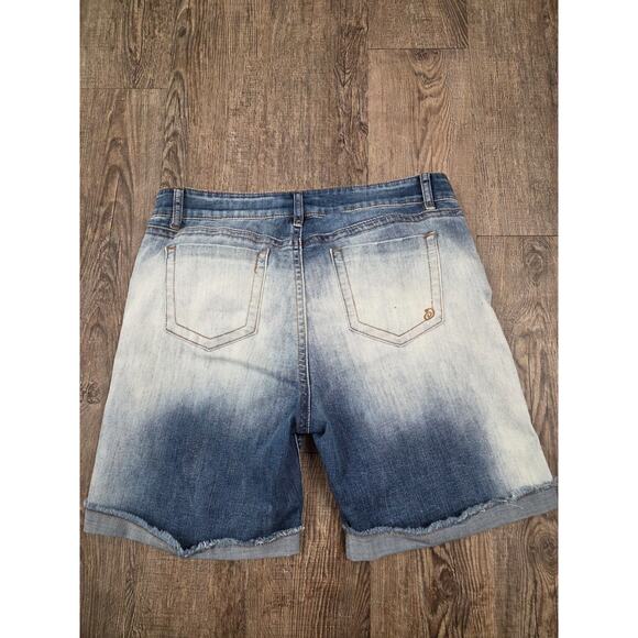 Indigo Rein Women's Bermuda Jean Denim Shorts Size 15 - Picture 5 of 5